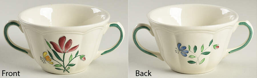 Tulip Mini Sugar Bowl No Lid by Longchamp-1