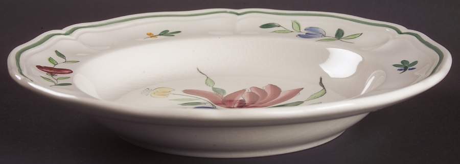 Tulip Large Rim Soup Bowl by Longchamp-1
