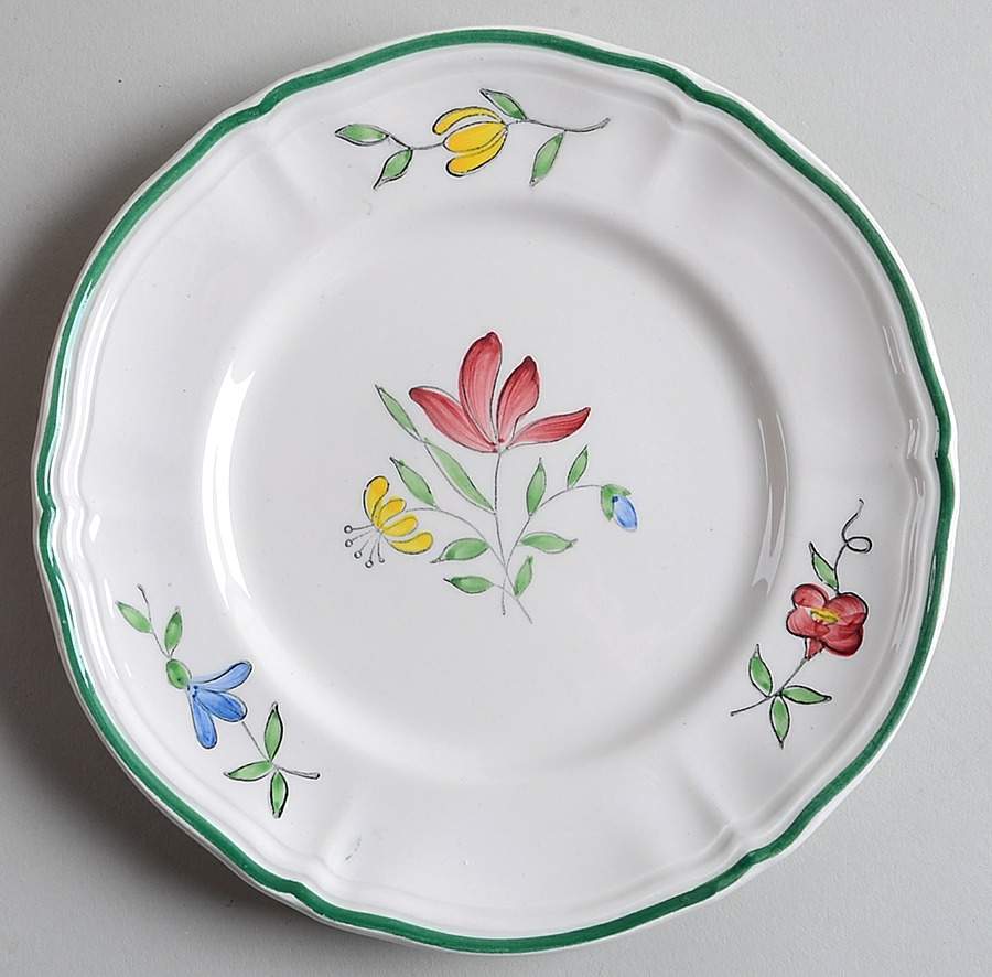 Tulip Bread & Butter Plate by Longchamp-1