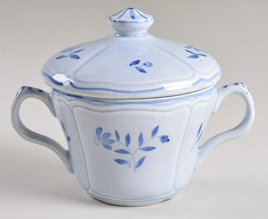 Tulip Sugar Bowl & Lid by Longchamp-1
