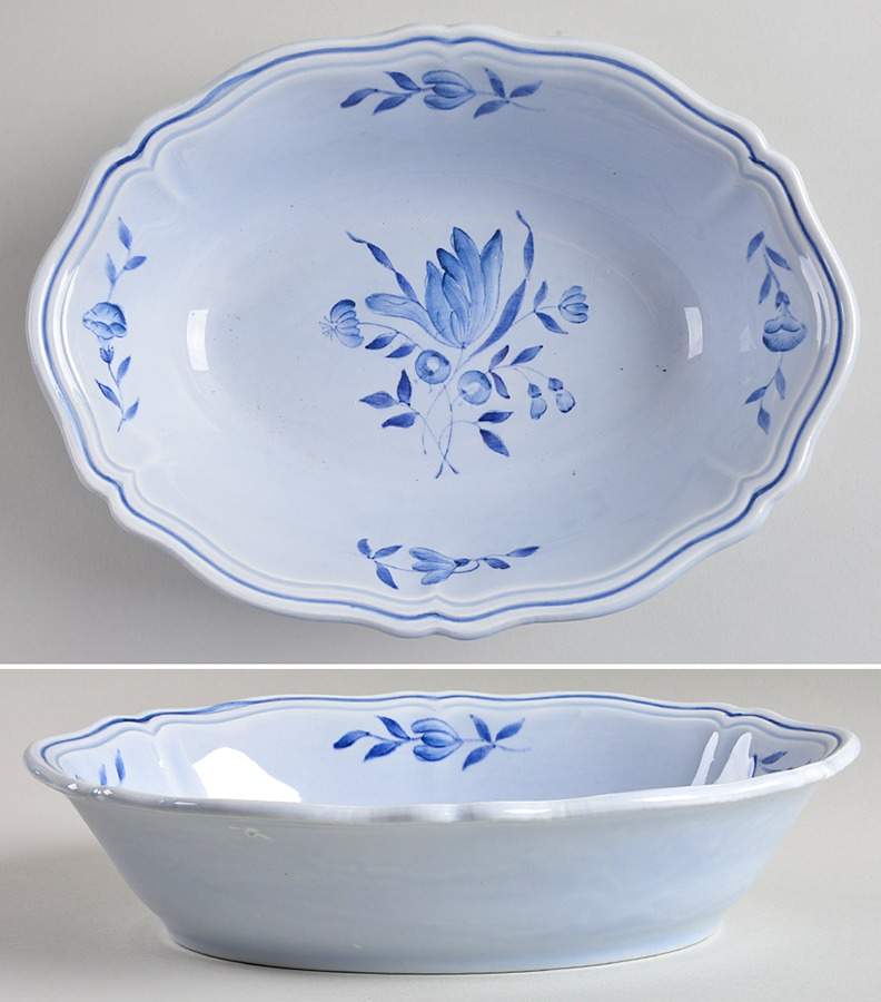 Tulip 9" Oval Vegetable Bowl by Longchamp-1