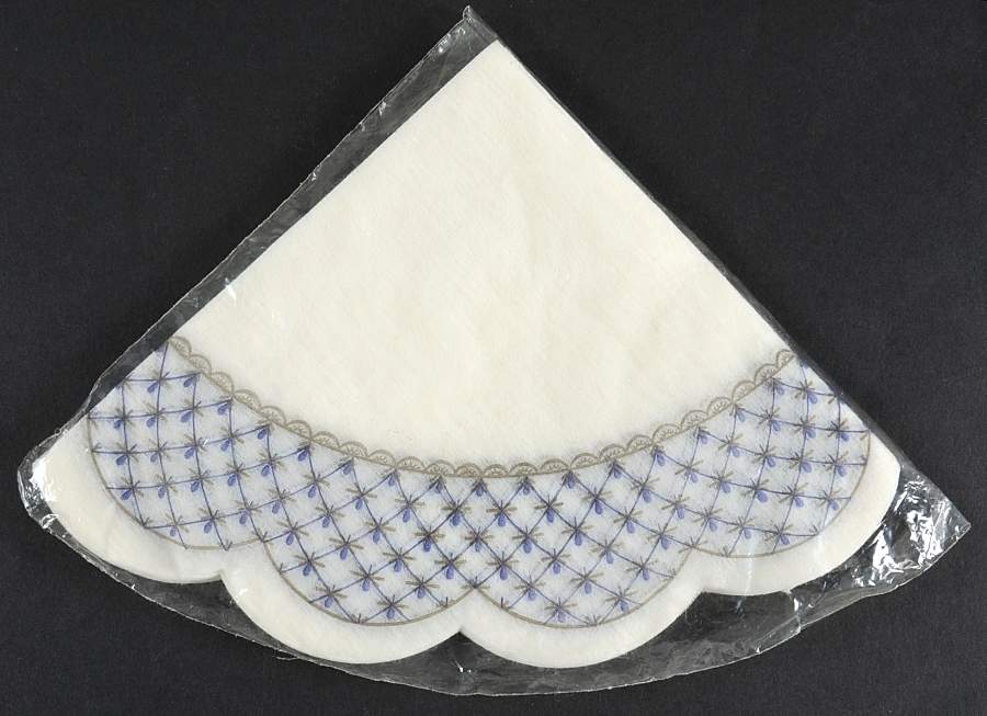 Cobalt Net Package of Paper Cocktail Napkins by Lomonosov-1