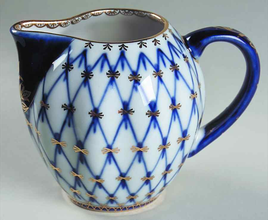 Cobalt Net Mini Creamer by Lomonosov-1