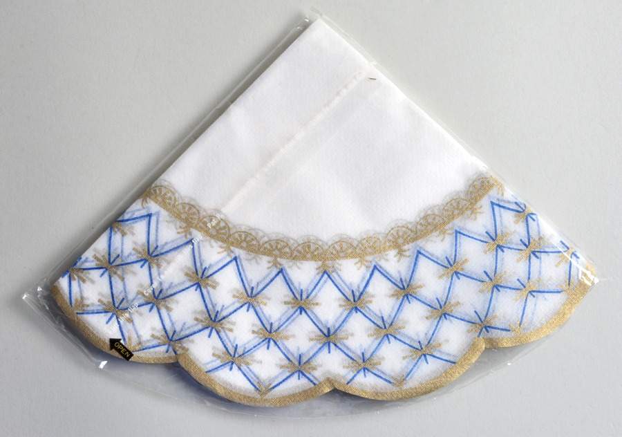 Cobalt Net Package of Paper Cocktail Napkins by Lomonosov-1