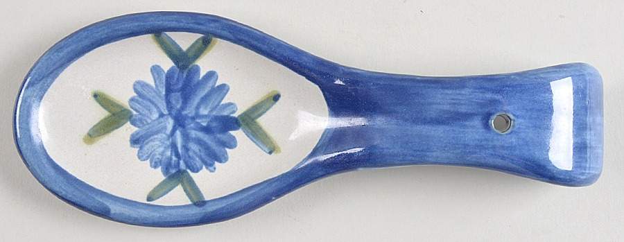 Bachelor Button Spoon Rest/Holder (Holds 1 Spoon) by Louisville-1