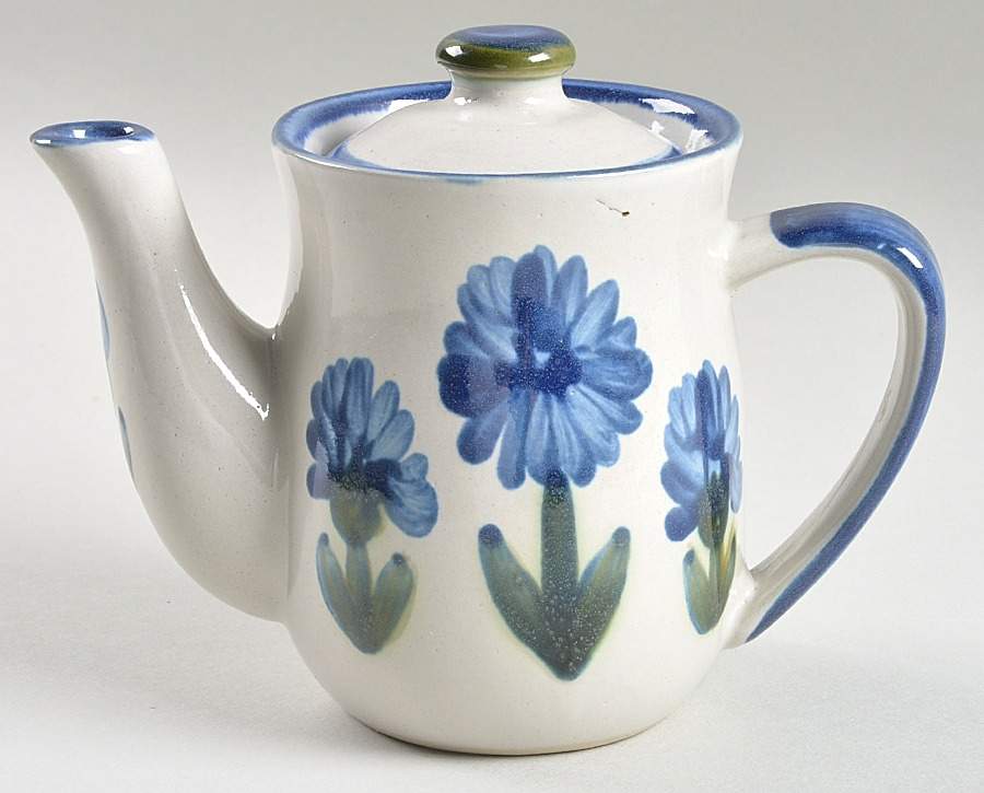 Bachelor Button Child's Teapot & Lid by Louisville-1