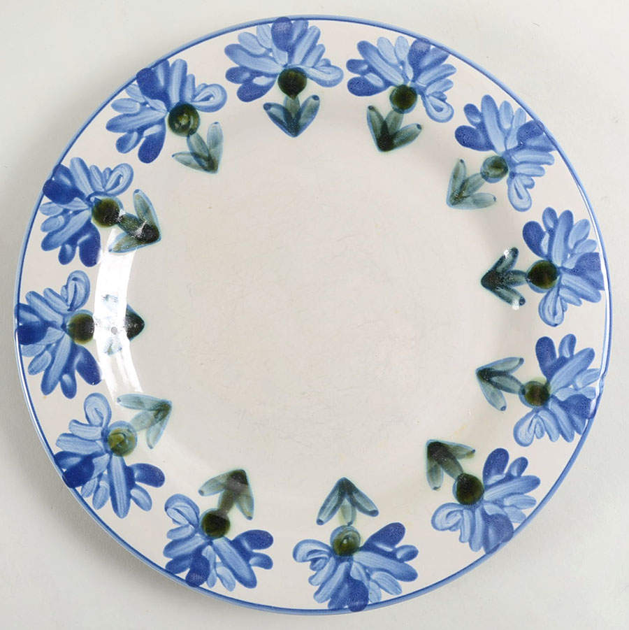 Bachelor Button Coupe Dinner Plate by Louisville-1