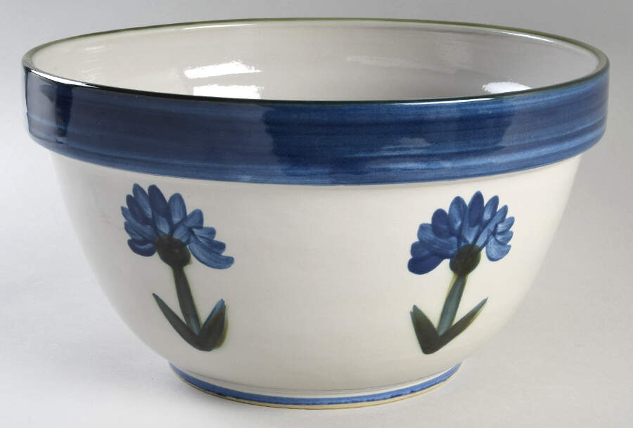 Bachelor Button 11" Mixing Bowl by Louisville-1