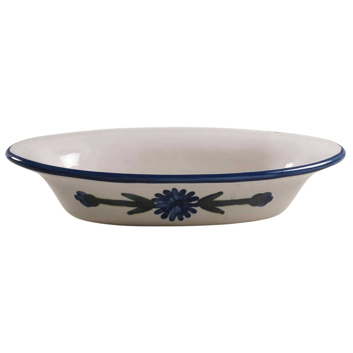 Bachelor Button 15" Oblong Server by Louisville-1