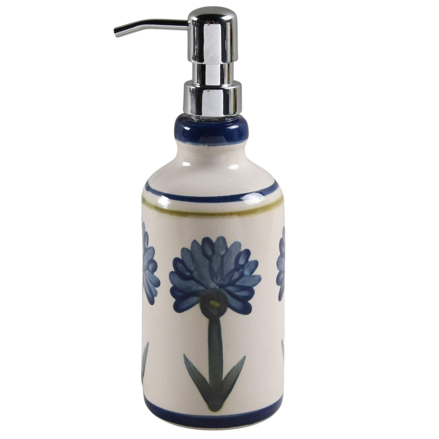 Bachelor Button Lotion Dispenser by Louisville-1