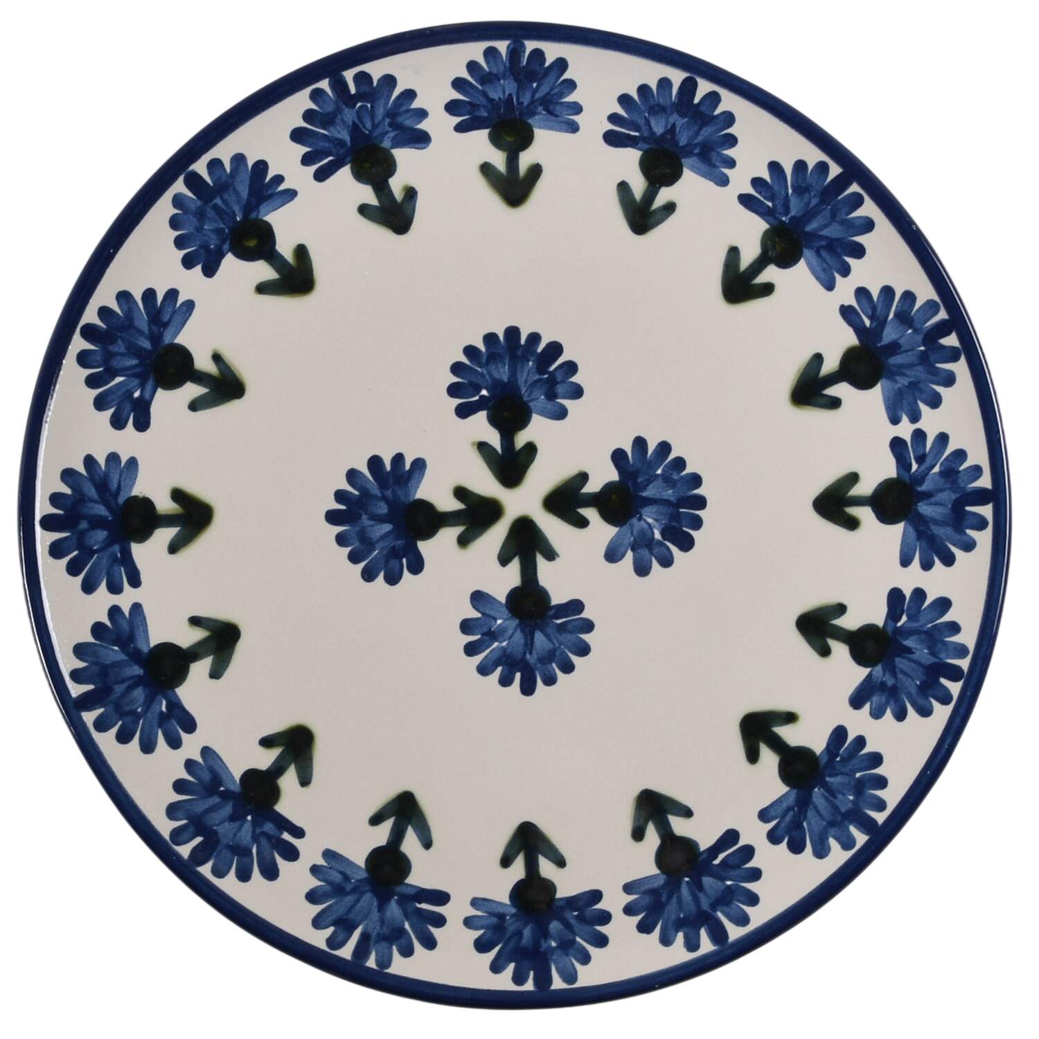 Bachelor Button 15" Chop Plate (Round Platter) by Louisville-1