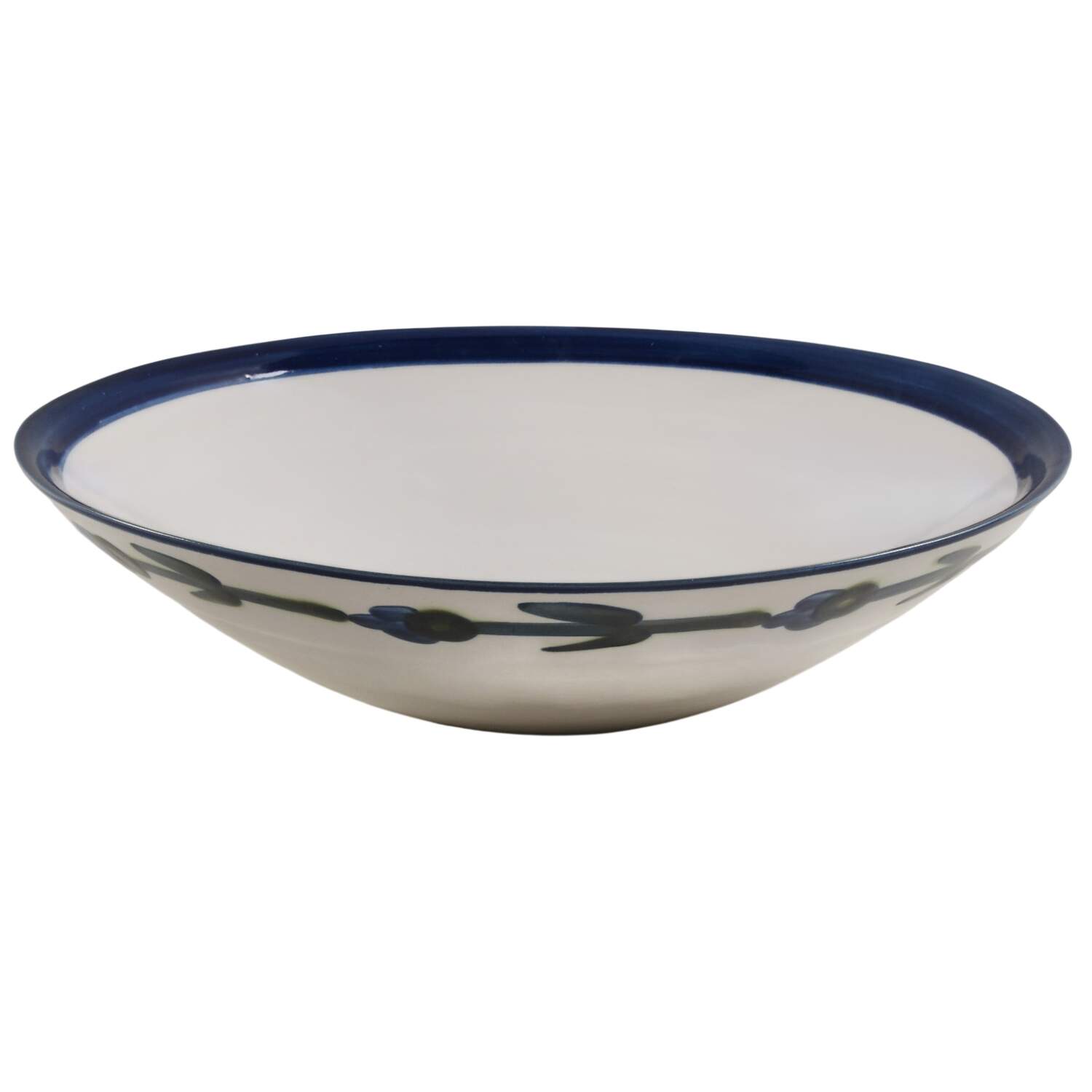 Bachelor Button Centerpiece/Console Bowl by Louisville-1