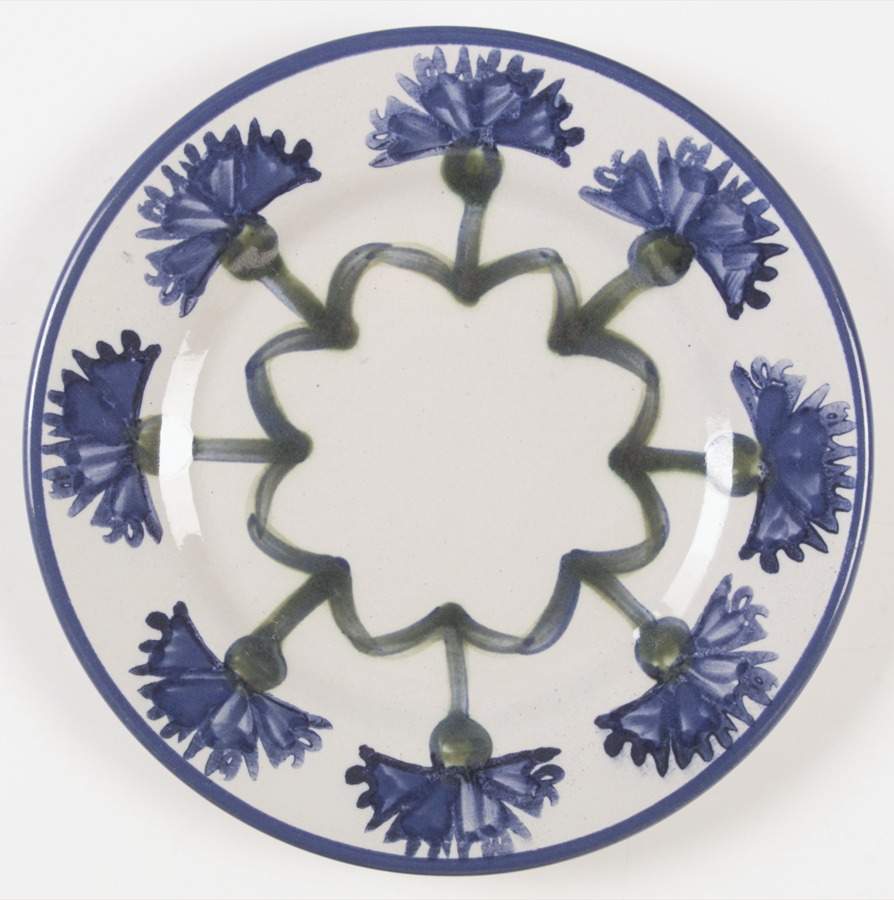Bachelor Button Salad Plate by Louisville-1