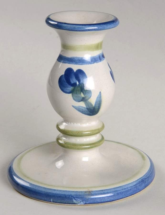 Bachelor Button 5" Candlestick by Louisville-1