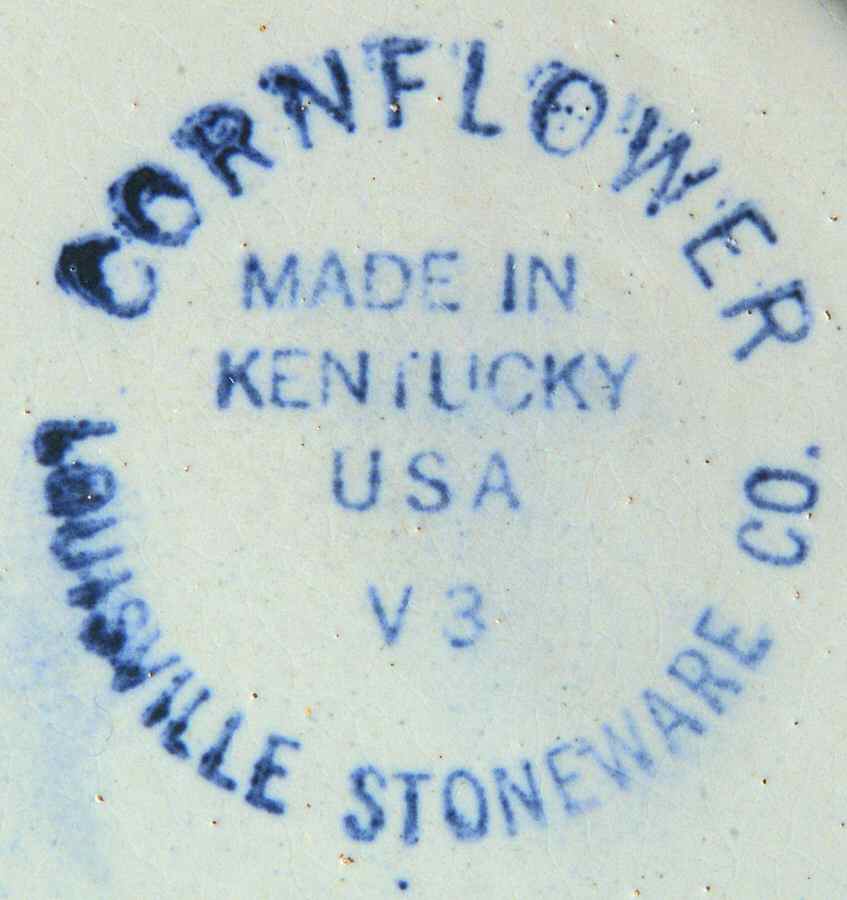 Bachelor Button Saucer for Flat Cup by Louisville-1