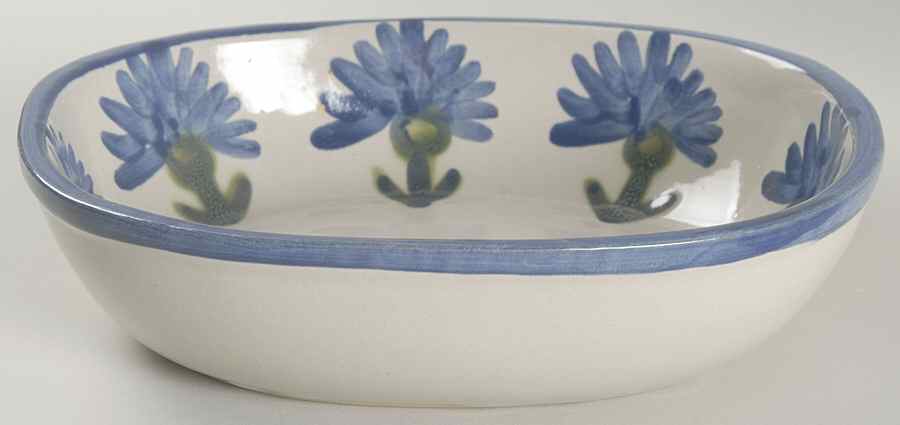 Bachelor Button 8" Oval Vegetable Bowl by Louisville-1