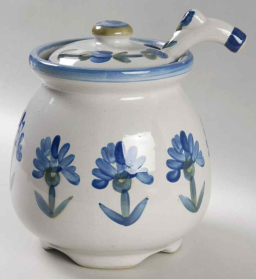 Bachelor Button Tureen & Lid w/Ladle by Louisville-1