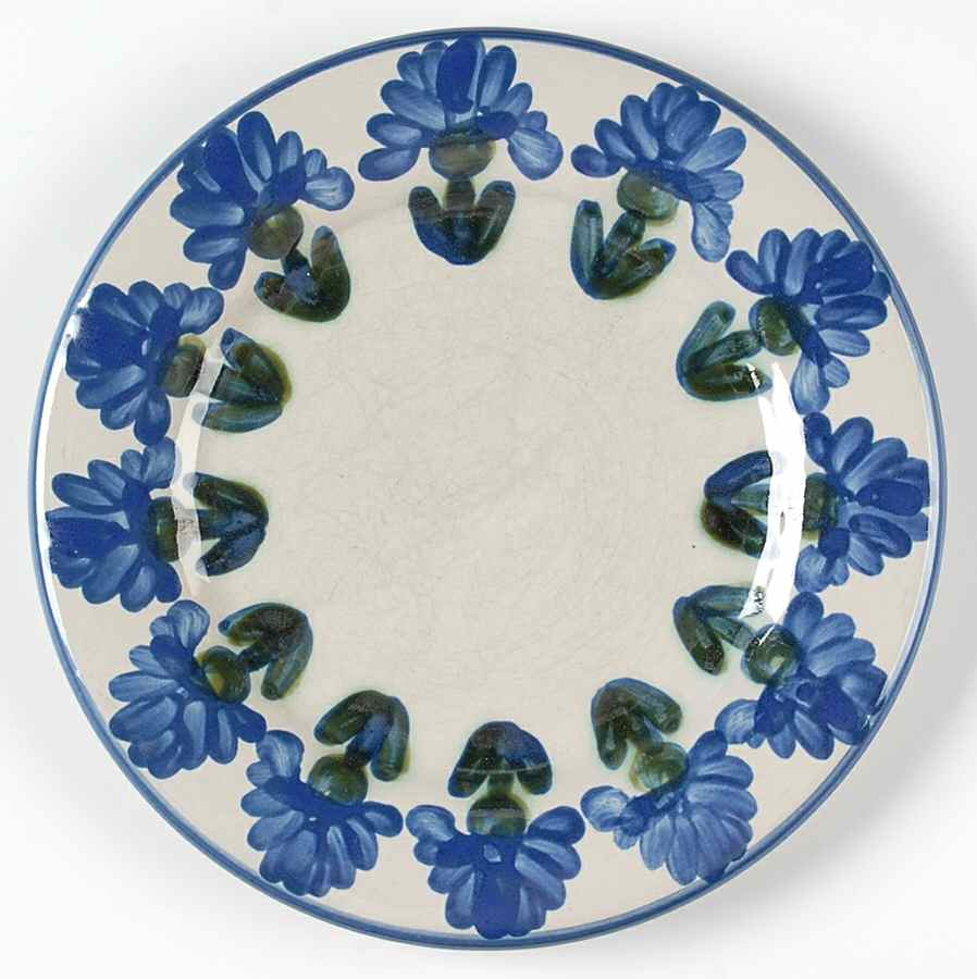 Bachelor Button Luncheon Plate by Louisville-1