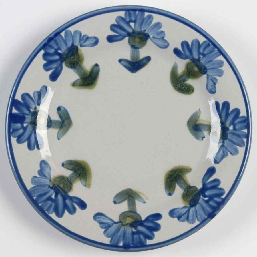 Bachelor Button Bread & Butter Plate by Louisville-1