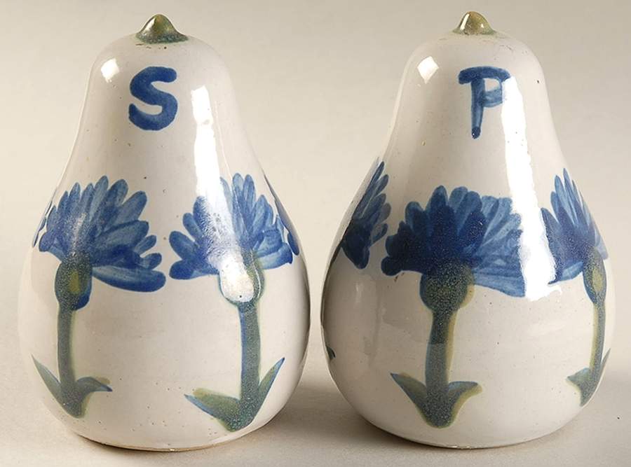 Bachelor Button Figural Salt & Pepper Set by Louisville-1