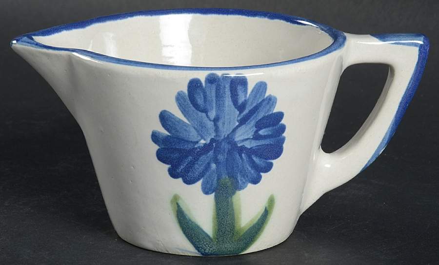 Bachelor Button Creamer by Louisville-1