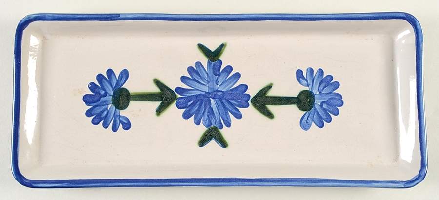 Bachelor Button 14" Bread Tray by Louisville-1