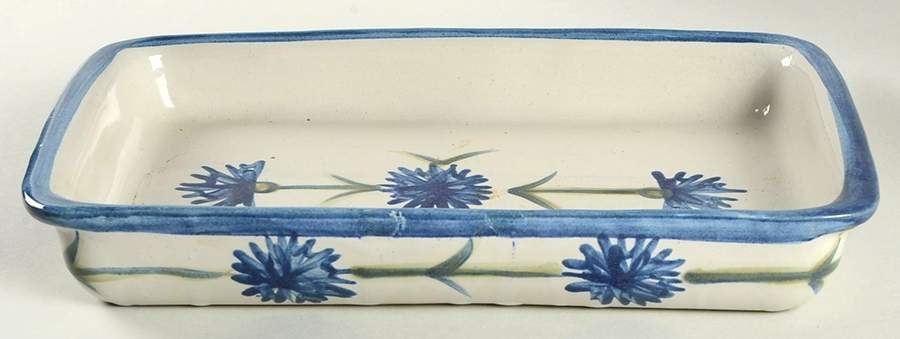 Bachelor Button 14" Rectangular Baker by Louisville-1