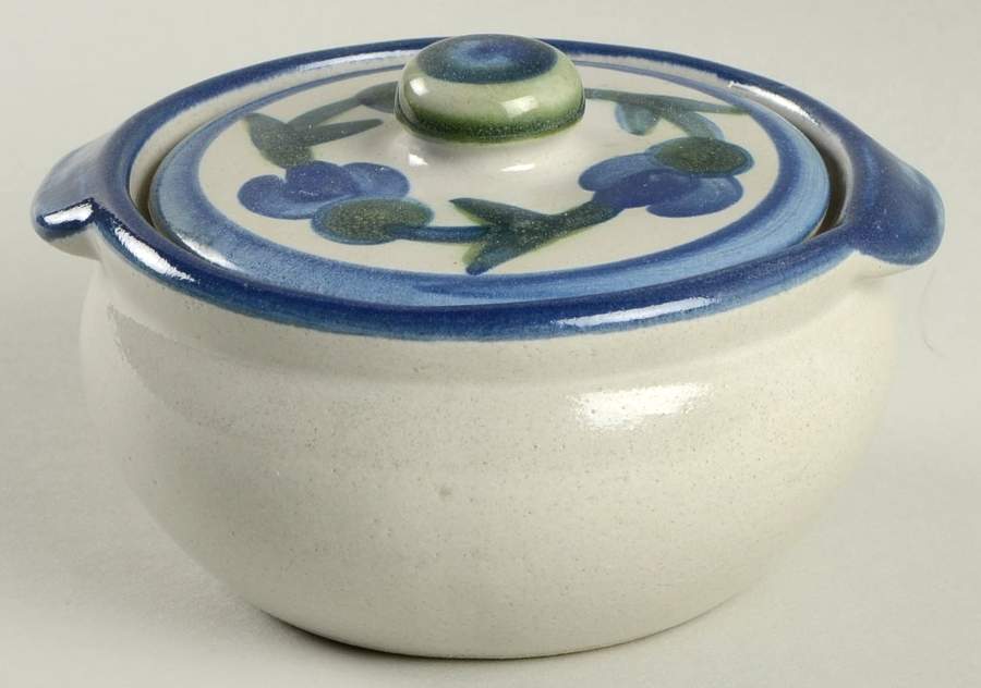 Bachelor Button Individual Casserole & Lid by Louisville-1