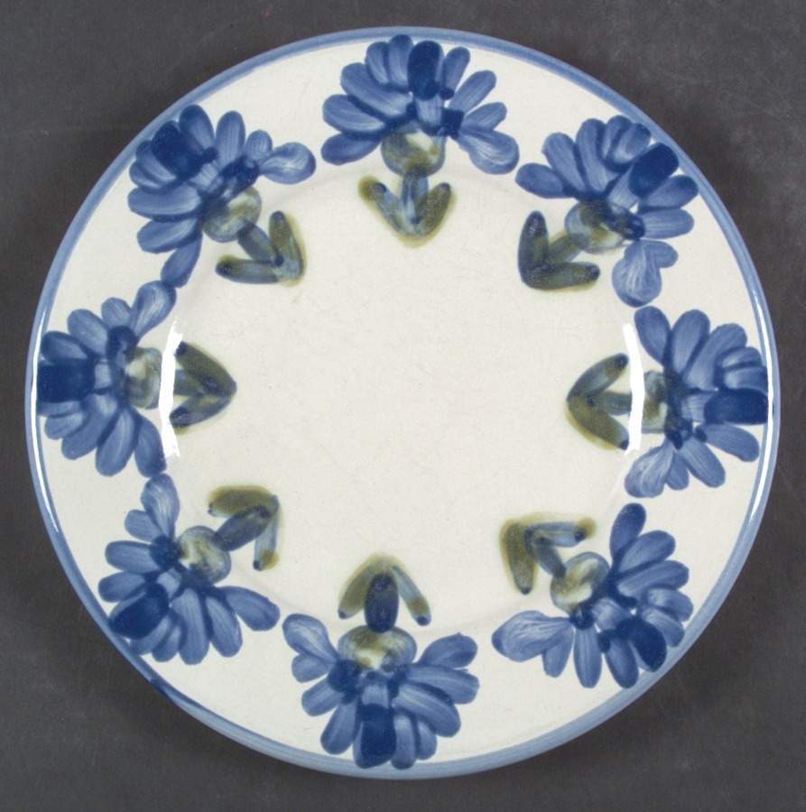 Bachelor Button Salad Plate by Louisville-1