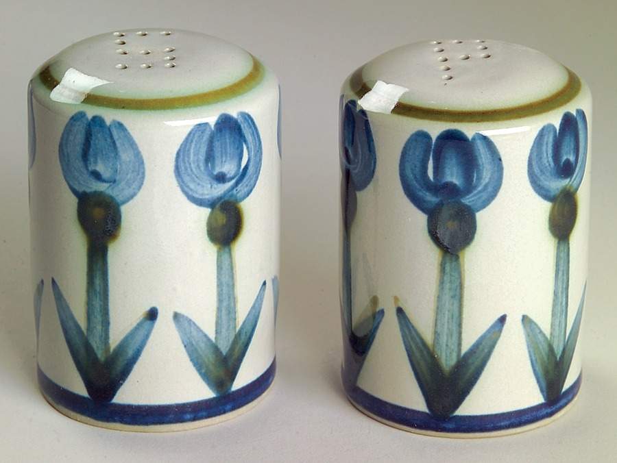 Bachelor Button Salt & Pepper Set by Louisville-1