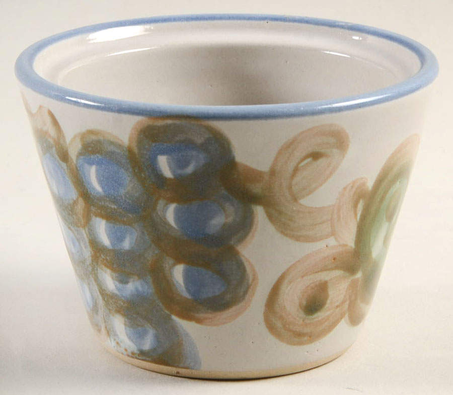Blue Grape Sugar Bowl No Lid by Louisville-1