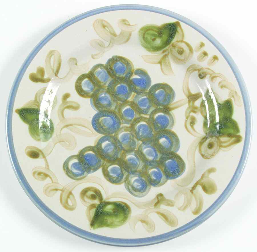 Blue Grape Dinner Plate by Louisville-1