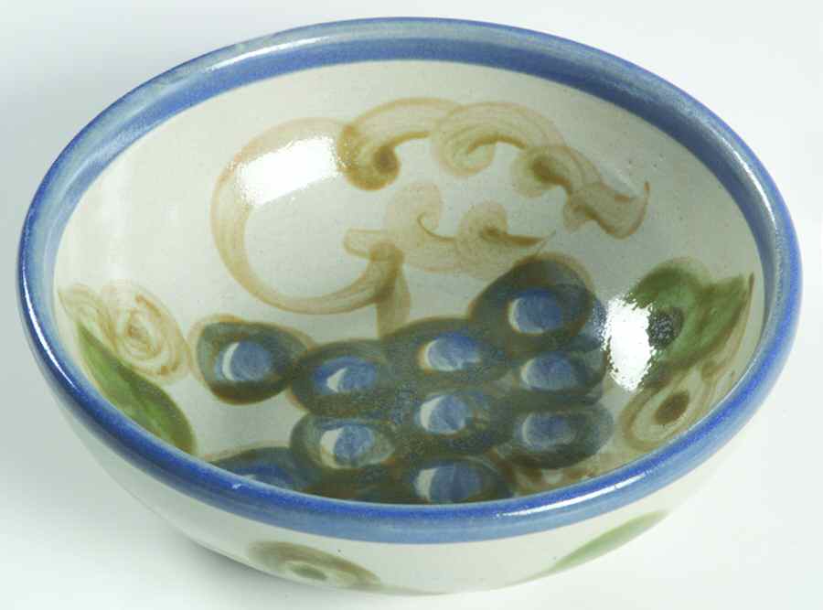 Blue Grape Coupe Cereal Bowl by Louisville-1