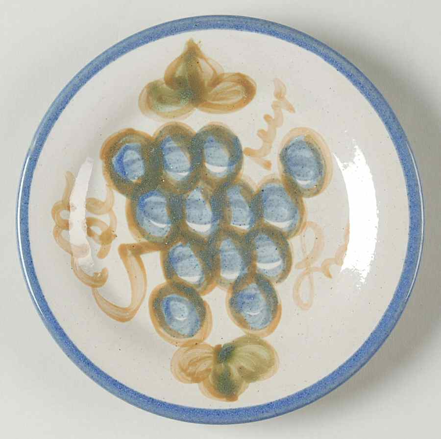 Blue Grape Bread & Butter Plate by Louisville-1