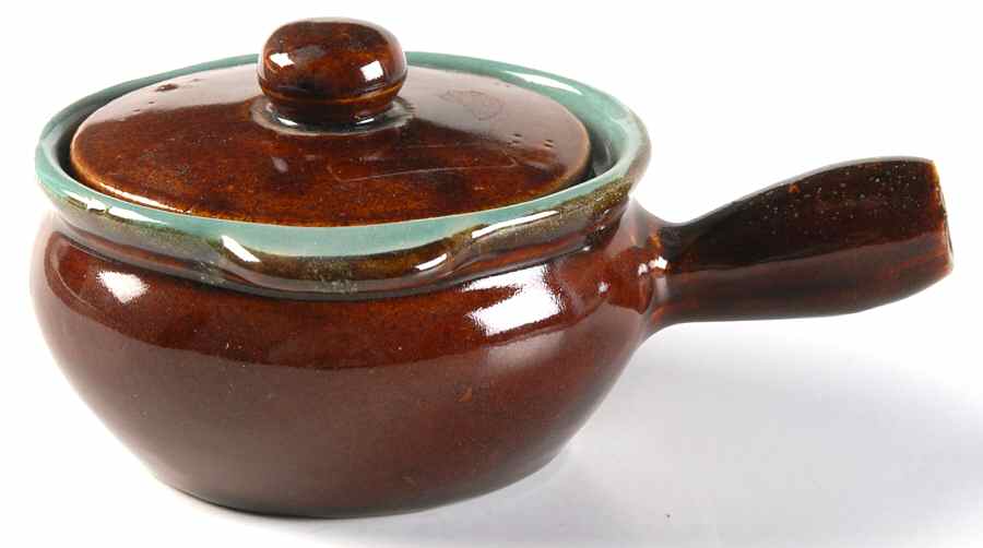 Country Fare (Unglazed Bottom) Individual Casserole & Lid by Louisville-1