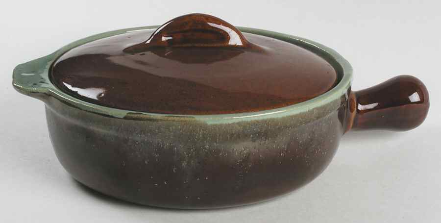 Country Fare (Unglazed Bottom) 1 Qt Round Covered Casserole by Louisville-1