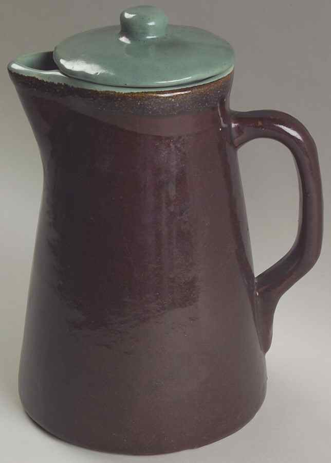 Country Fare (Unglazed Bottom) Coffee Pot & Lid by Louisville-1