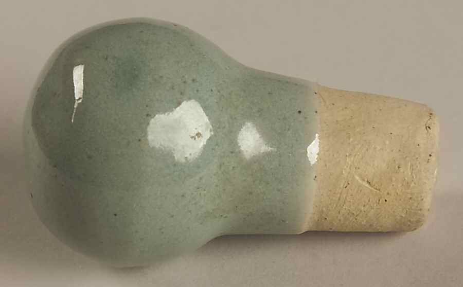 Country Fare (Unglazed Bottom) Stopper for Oil Or Vinegar Cruet by Louisville-1