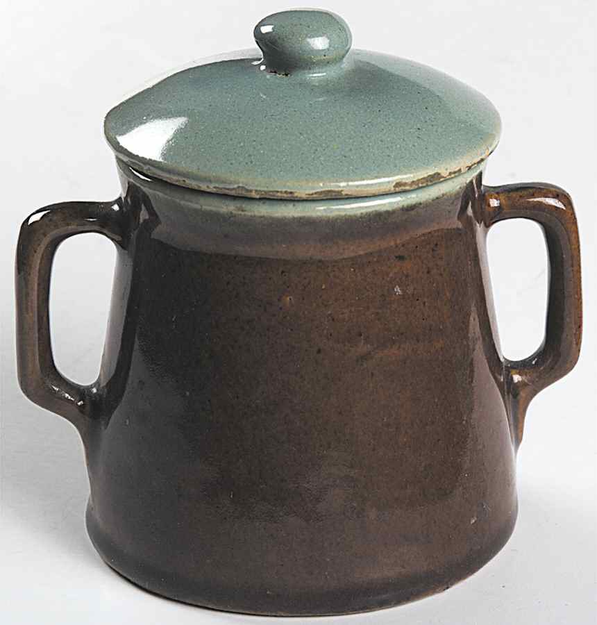 Country Fare (Unglazed Bottom) Sugar Bowl & Lid by Louisville-1