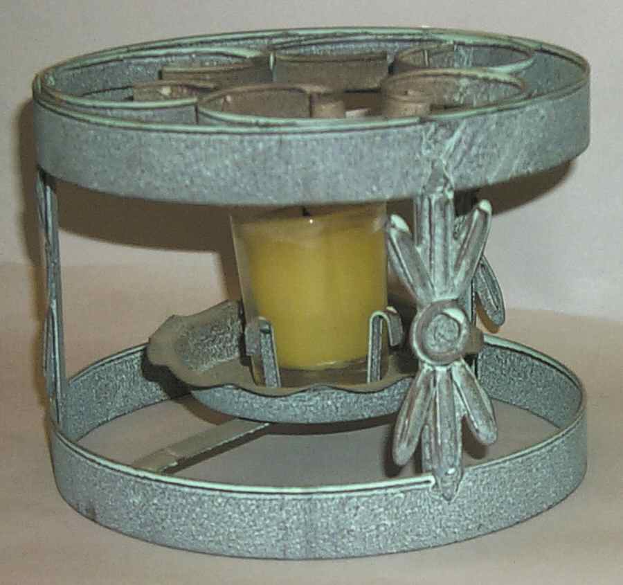Country Fare (Unglazed Bottom) Metal Warmer Stand by Louisville-1