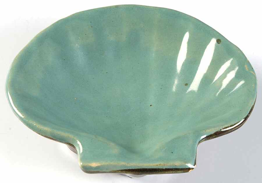 Country Fare (Unglazed Bottom) Shell Shaped Dish by Louisville-1
