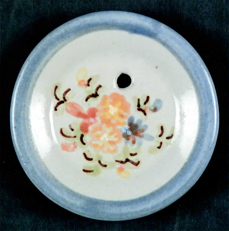 Country Flower Blue Ornament by Louisville-1