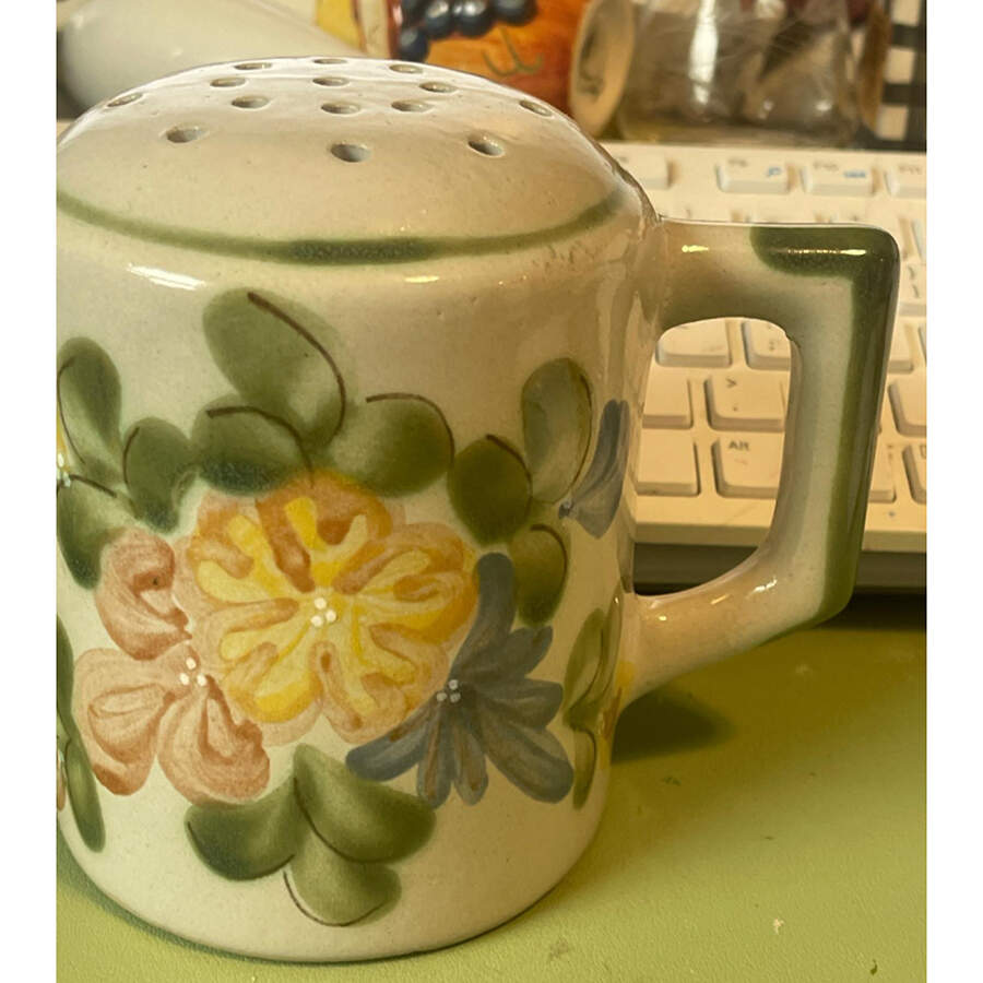 Country Flower Green Cheese Shaker by Louisville-1