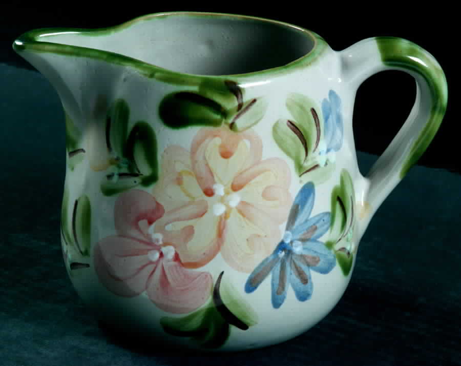 Country Flower Green 46 Oz Pitcher by Louisville-1