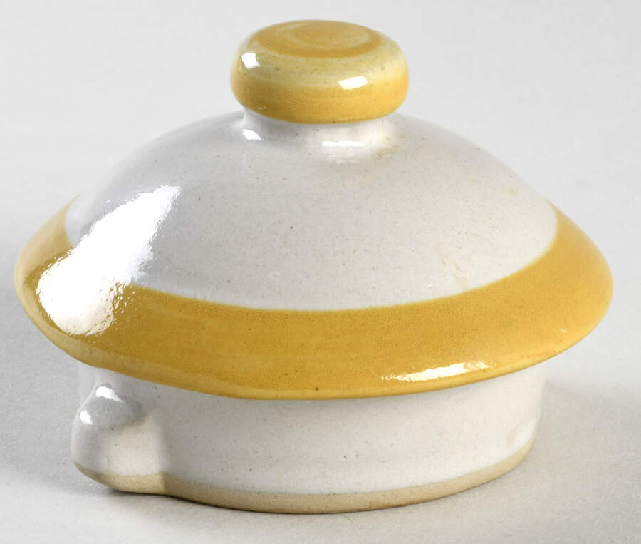 Country Flower Yellow Lid for Teapot by Louisville-1