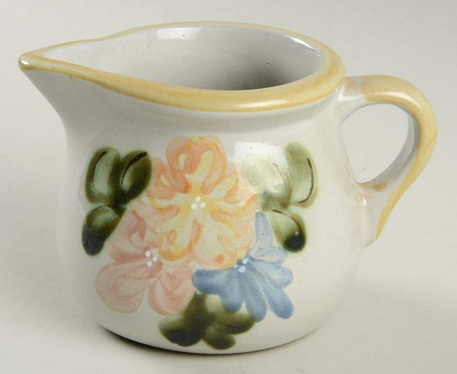Country Flower Yellow Creamer by Louisville-1
