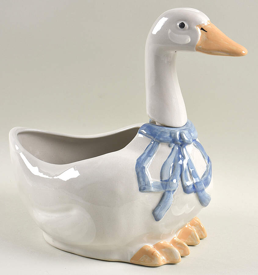 Gaggle of Geese Open Figural Tureen & Ladle by Louisville-1