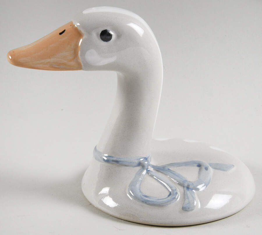 Gaggle of Geese Lid for Large Figural Canister by Louisville-1