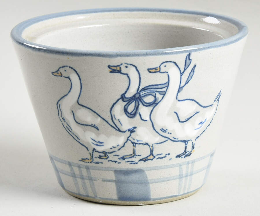Gaggle of Geese Sugar Bowl No Lid by Louisville-1