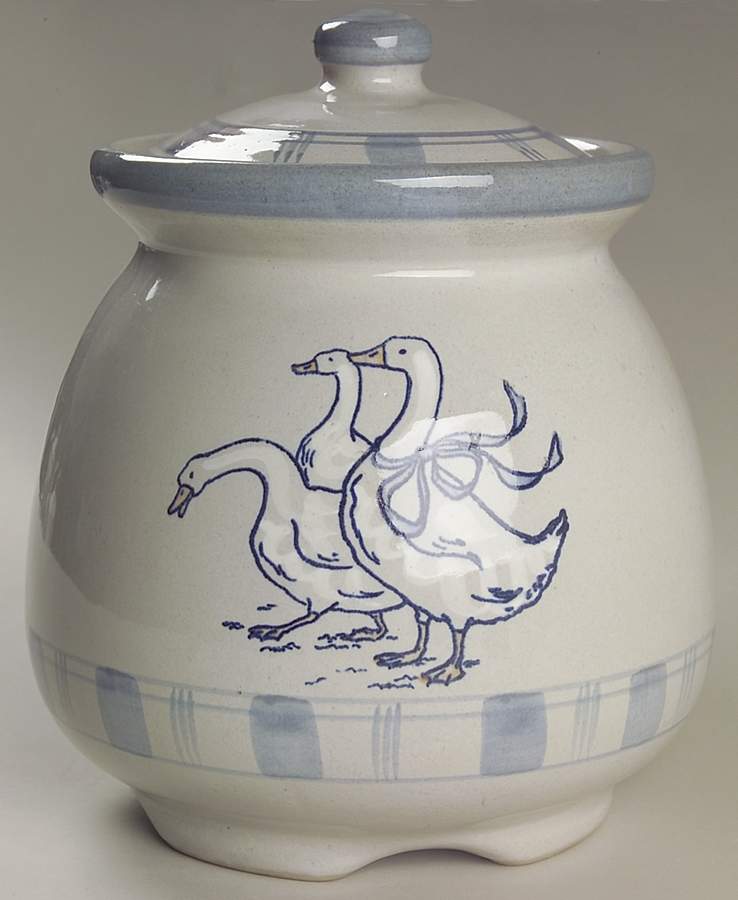 Gaggle of Geese Large Canister & Lid by Louisville-1